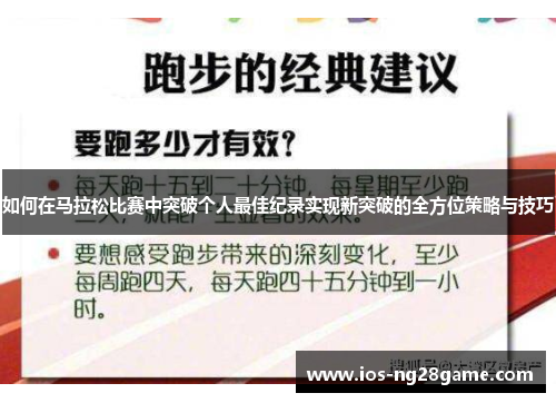 如何在马拉松比赛中突破个人最佳纪录实现新突破的全方位策略与技巧
